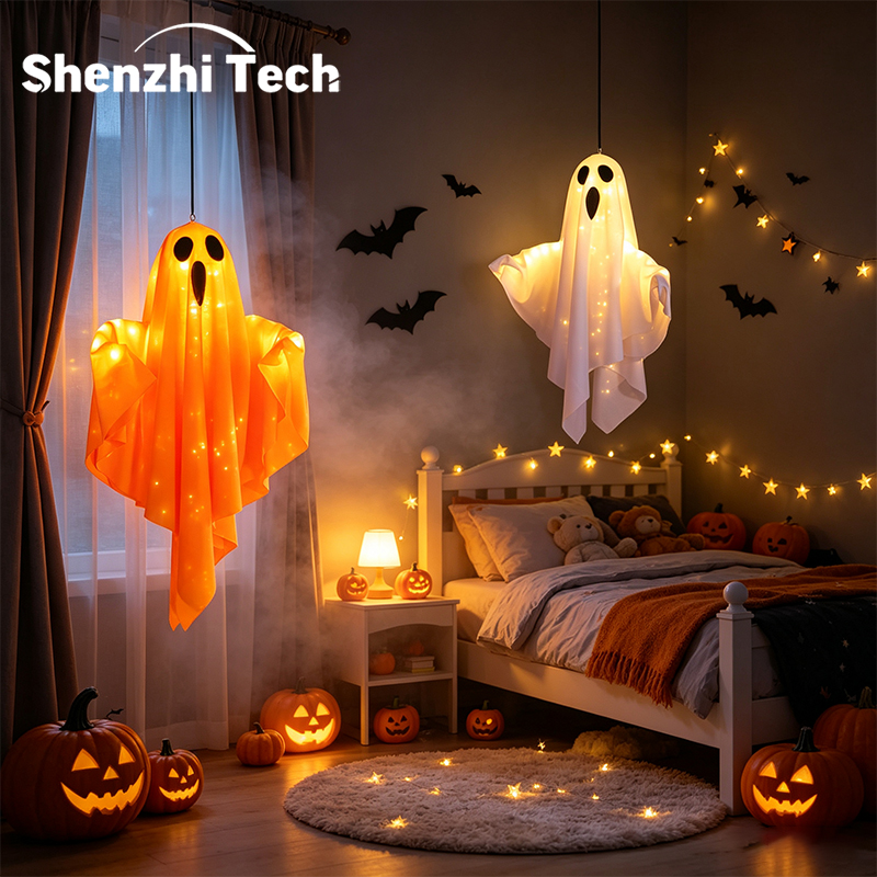 Lighting Decoration Ideas - Halloween-Hängelampe in Form eines leuchtenden Geisters,