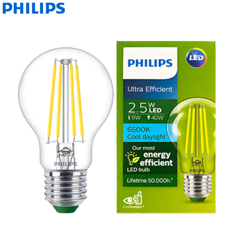 Philips Bulb Led Classic - PHILIPS Ultra Effiziente LED-Filamentlampe Klar A60