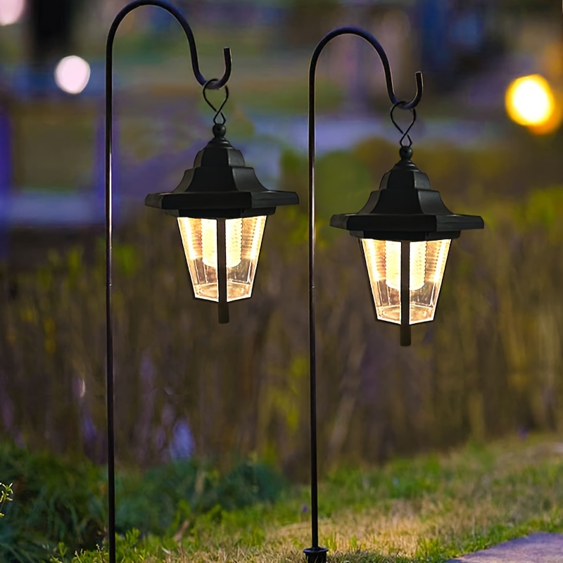 Decor Lighting Cy - CY 2er-Pack Vintage-Sechskant-LED-Solarleuchten, Dekoration für den