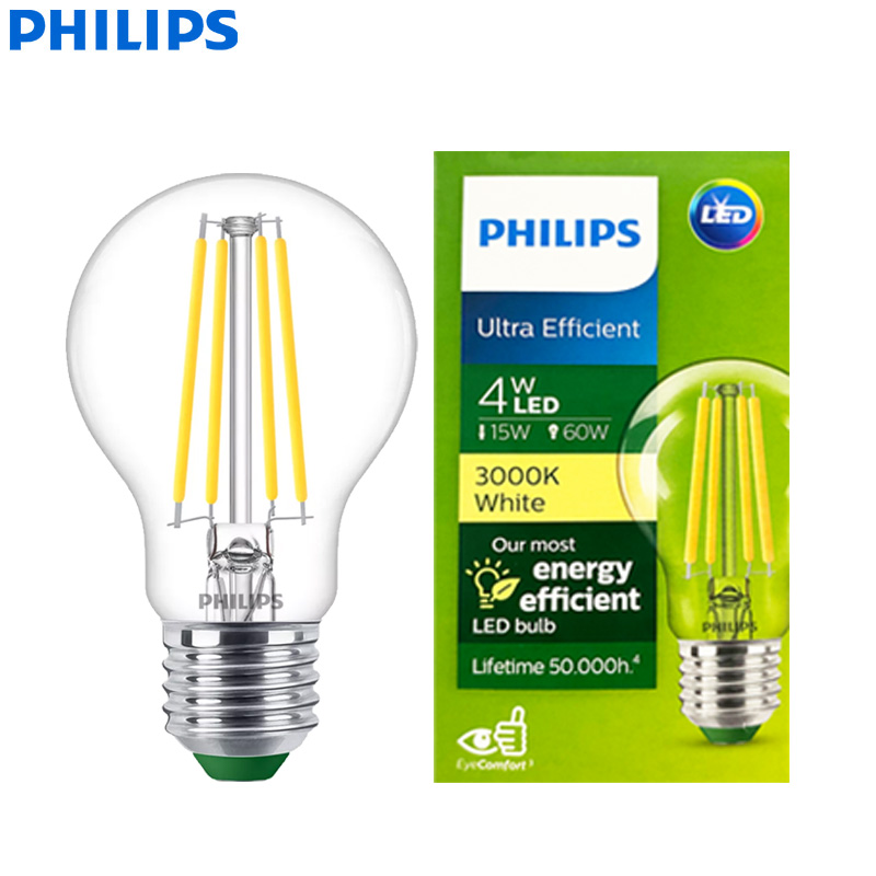 Philips Bulb Led Classic - PHILIPS Ultra Effiziente LED-Filamentlampe Klar A60
