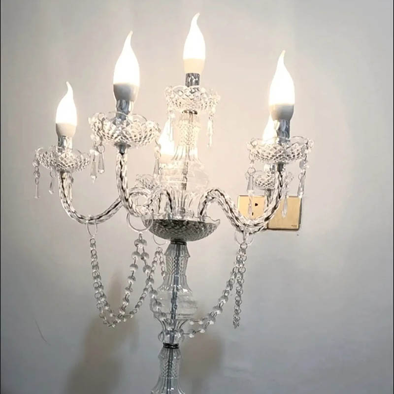 Lighting Decoration Ideas - Moderne Luxus-Kerzenlampen Hochzeits-Tischdekoration Elegante Tischlampe Wohnzimmer-Kerzenlichter