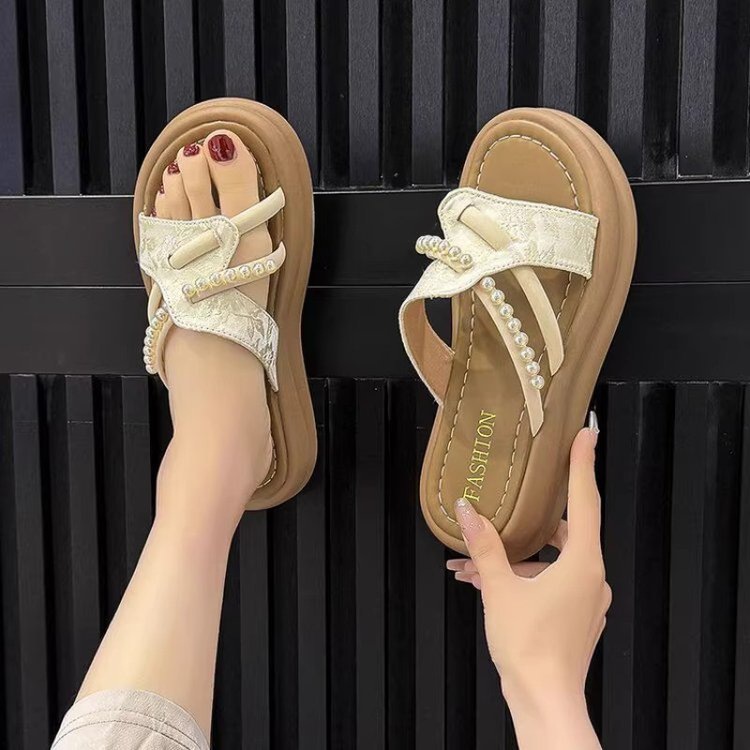Hellgrüne Jacquard-Flip-Flops  – Up Lighting Decor Bewertung und Preis